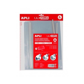 Apli Adjustable Book Cover 29 cm (5 Pcs.)