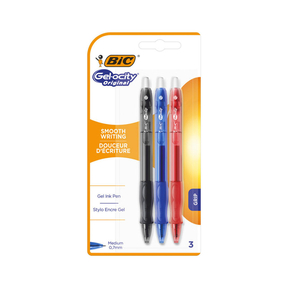 BIC Gel-ocity Original (Blister 3 Pcs. Assortment)